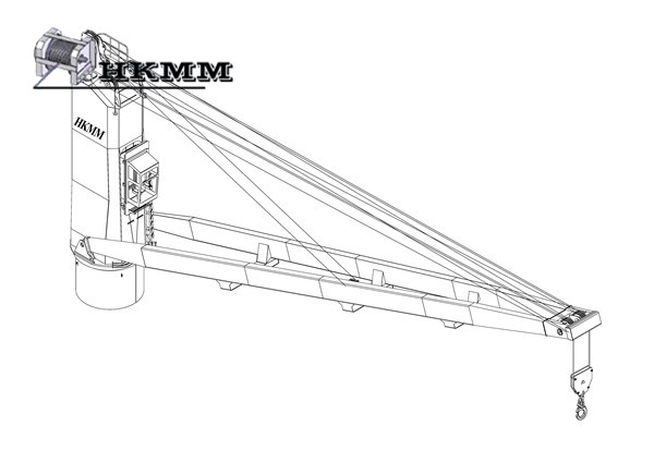 Wire rope luffing cranes