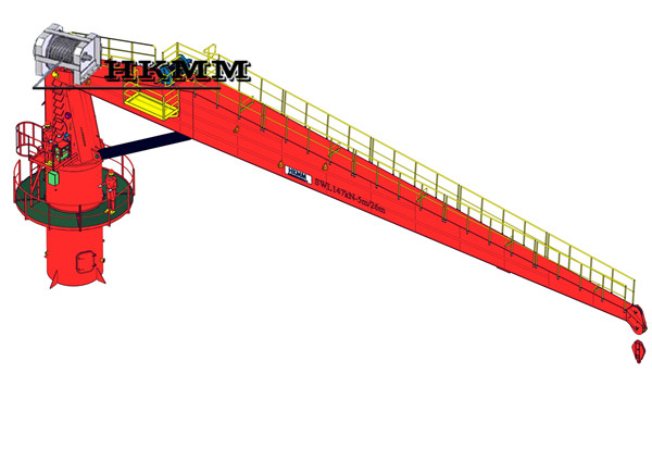 Cargo hose handling crane